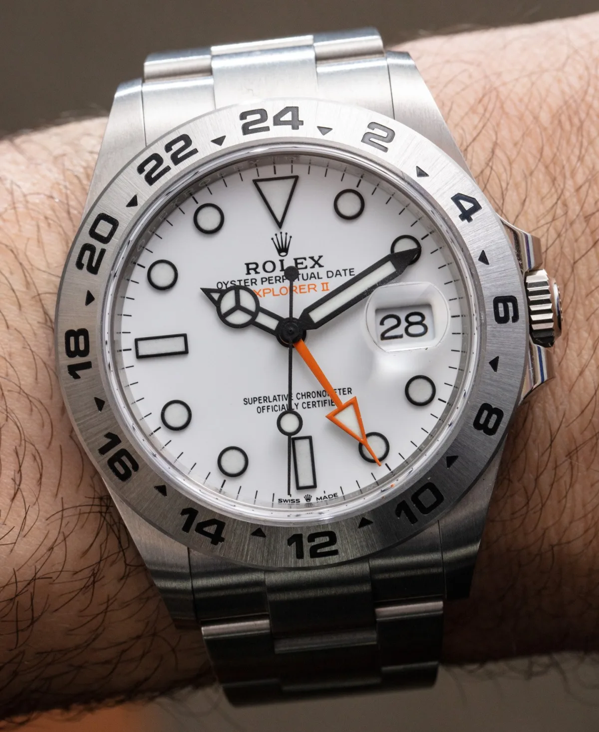 Rolex Explorer II 226570 case side view