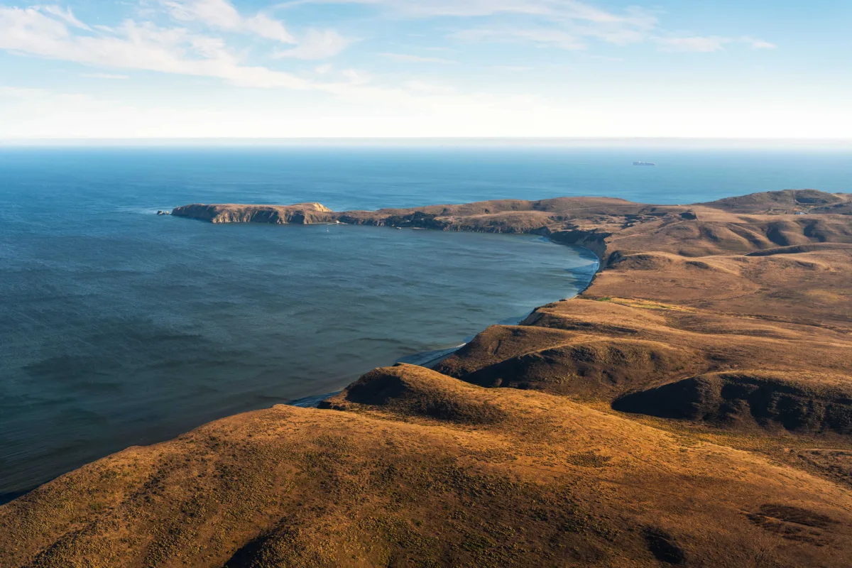 Point Reyes Lighthouse viewed from above