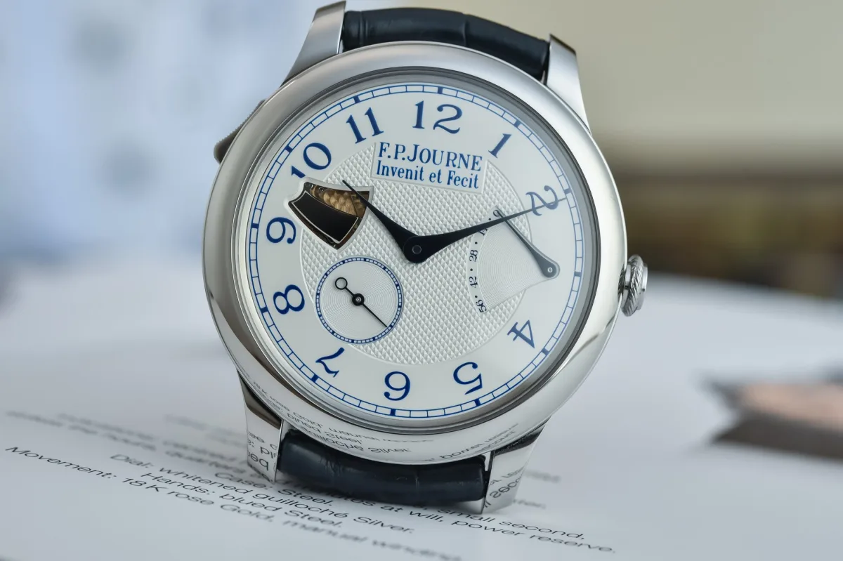 F.P. Journe Répétition Souveraine watch front view