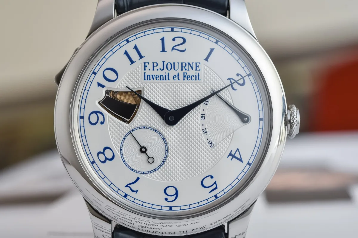 F.P. Journe Répétition Souveraine mechanism activation