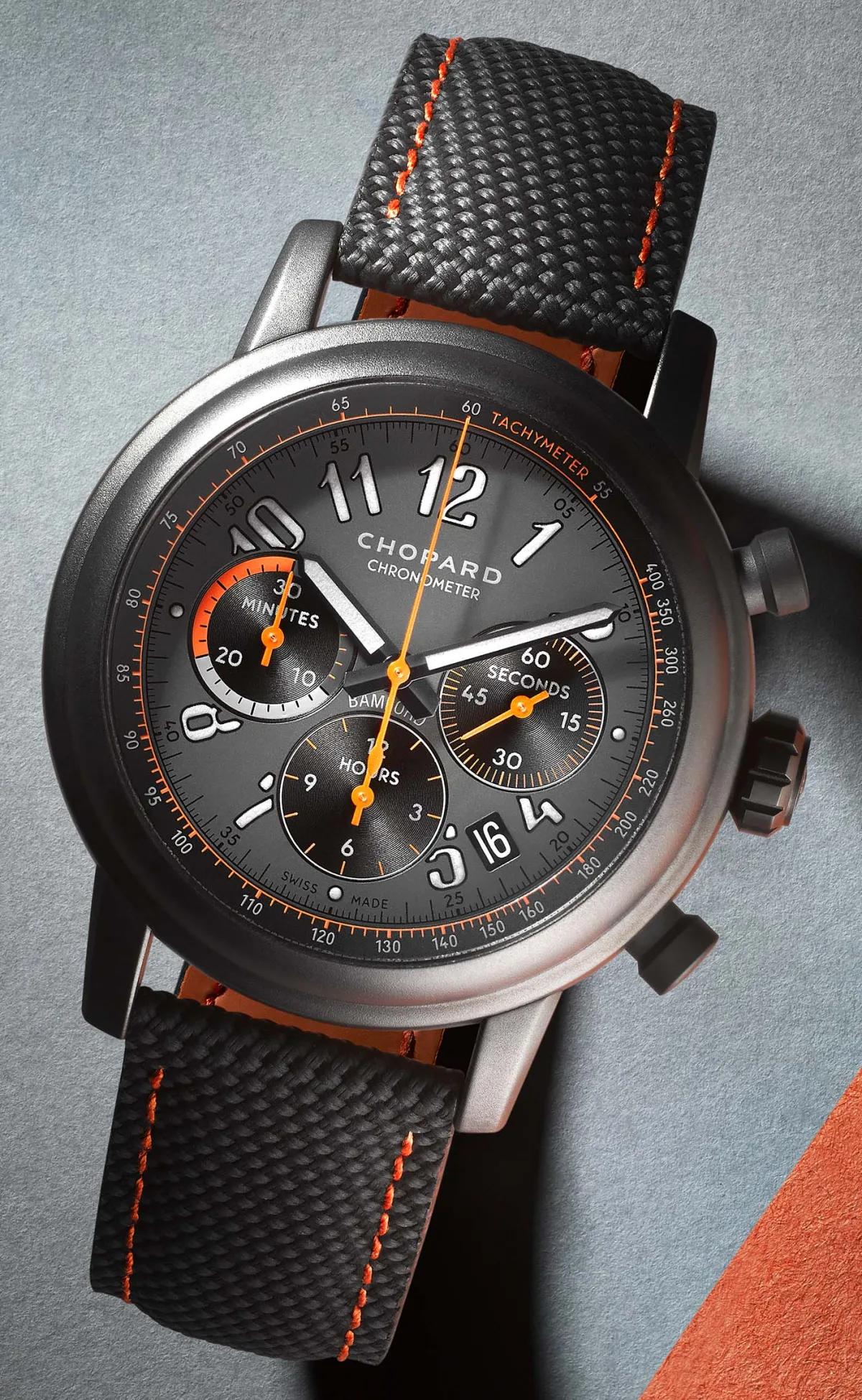 Chopard Mille Miglia Bamford Edition with textured rubber strap