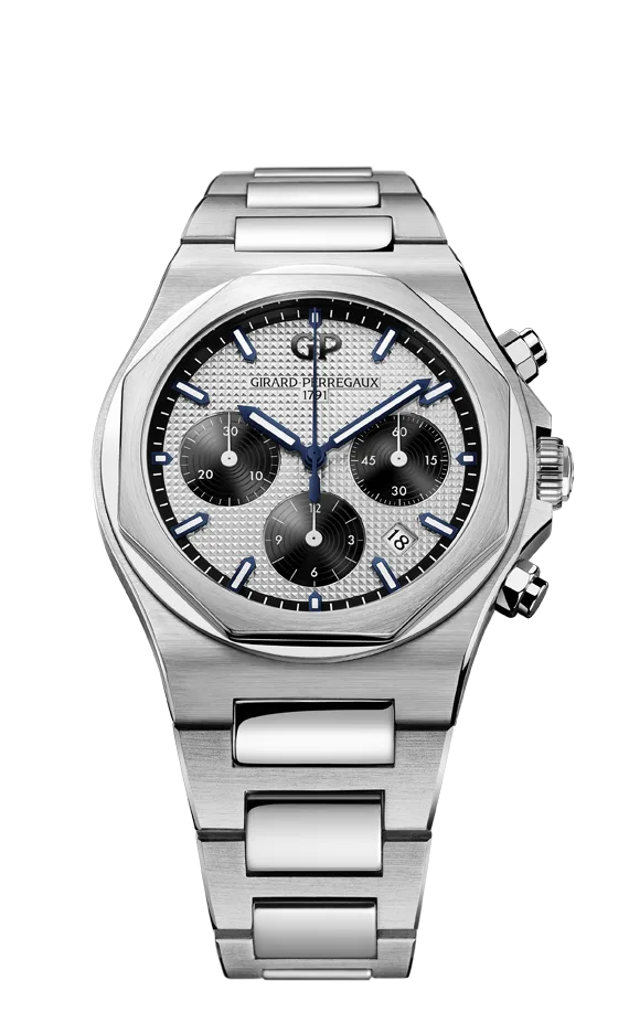 Girard Perregaux Laureato Chronograph with hexagonal bezel