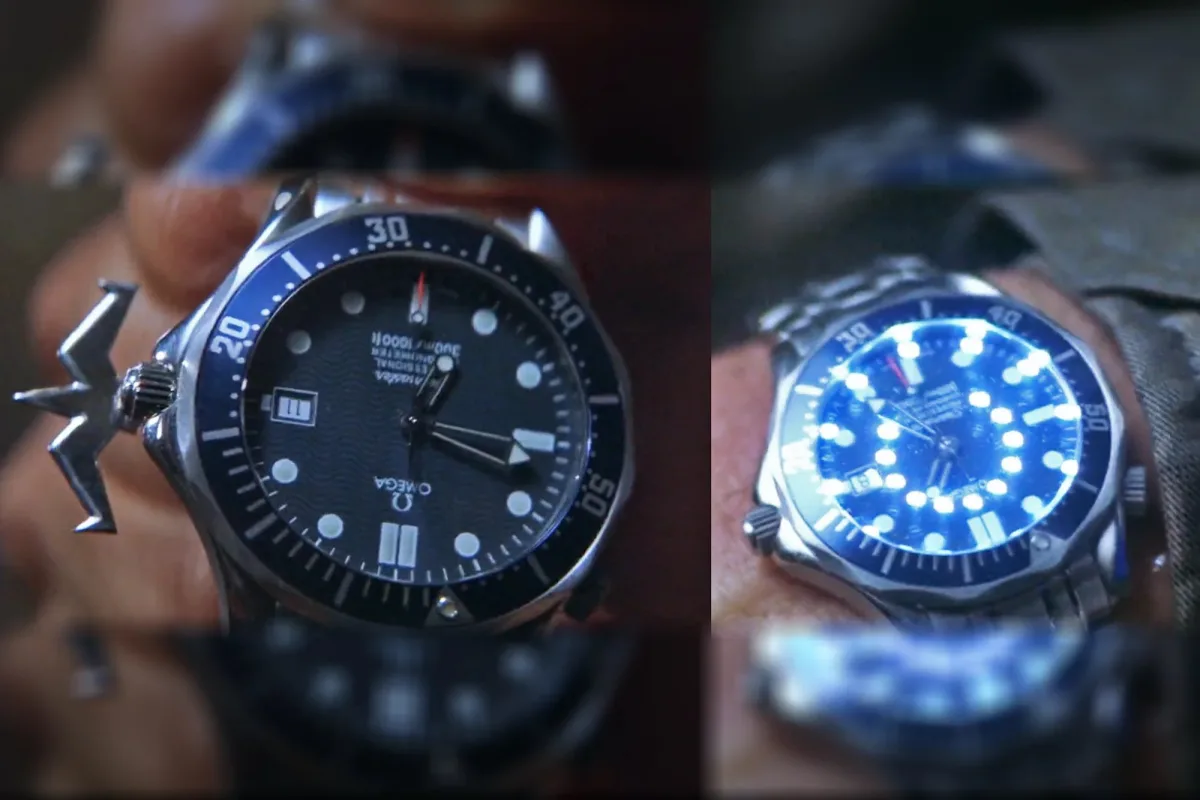 Pierce Brosnan's Bond watch in The World Is Not Enough.