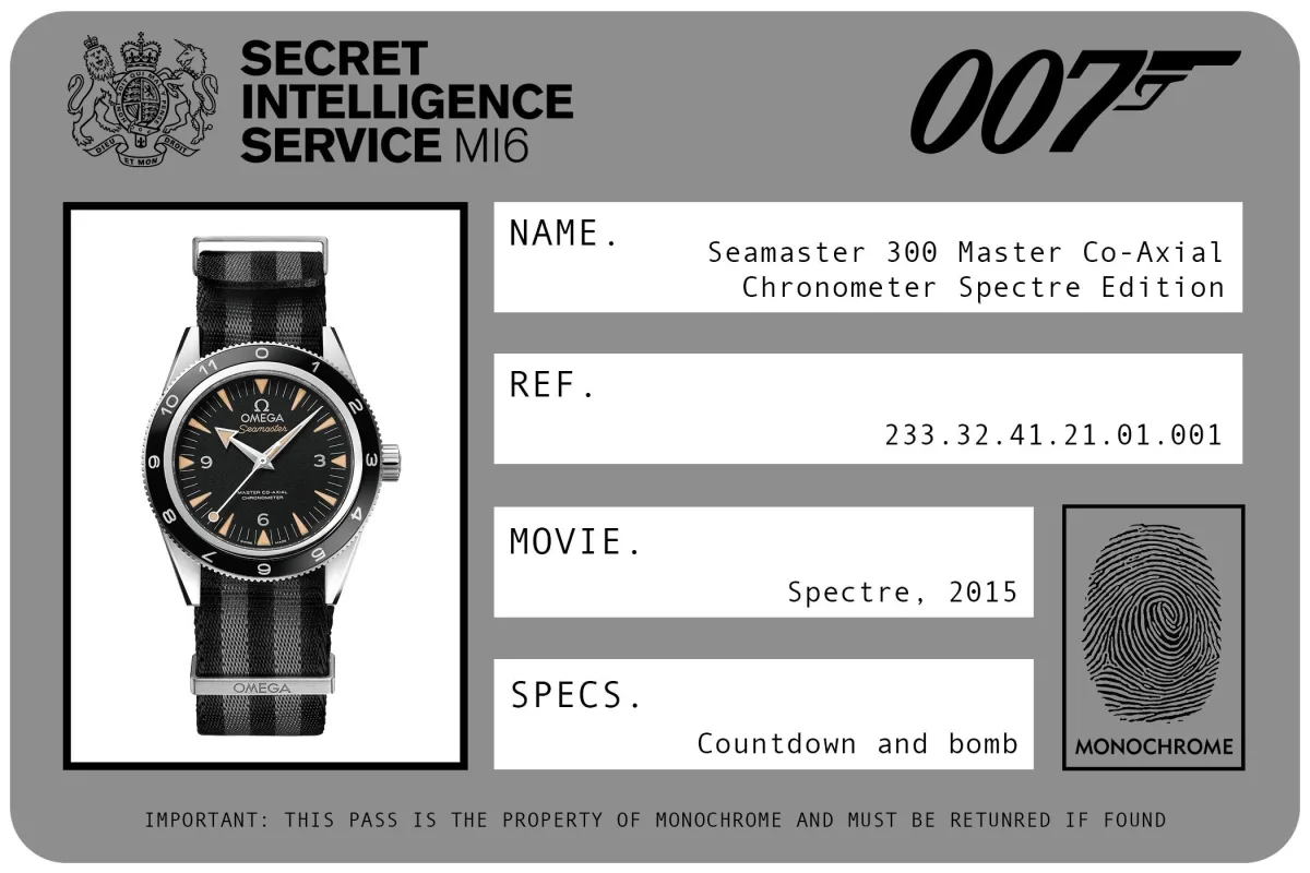 Daniel Craig's Bond watch in Spectre.