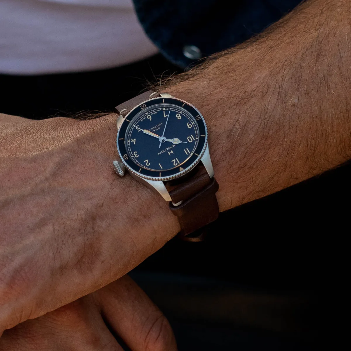 Hamilton Khaki Pilot Pioneer 38mm Automatic with matte black dial