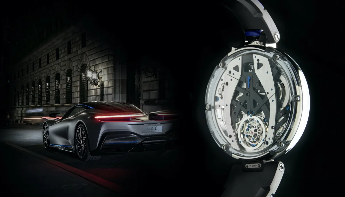 In-house caliber of Bovet Battista Tourbillon