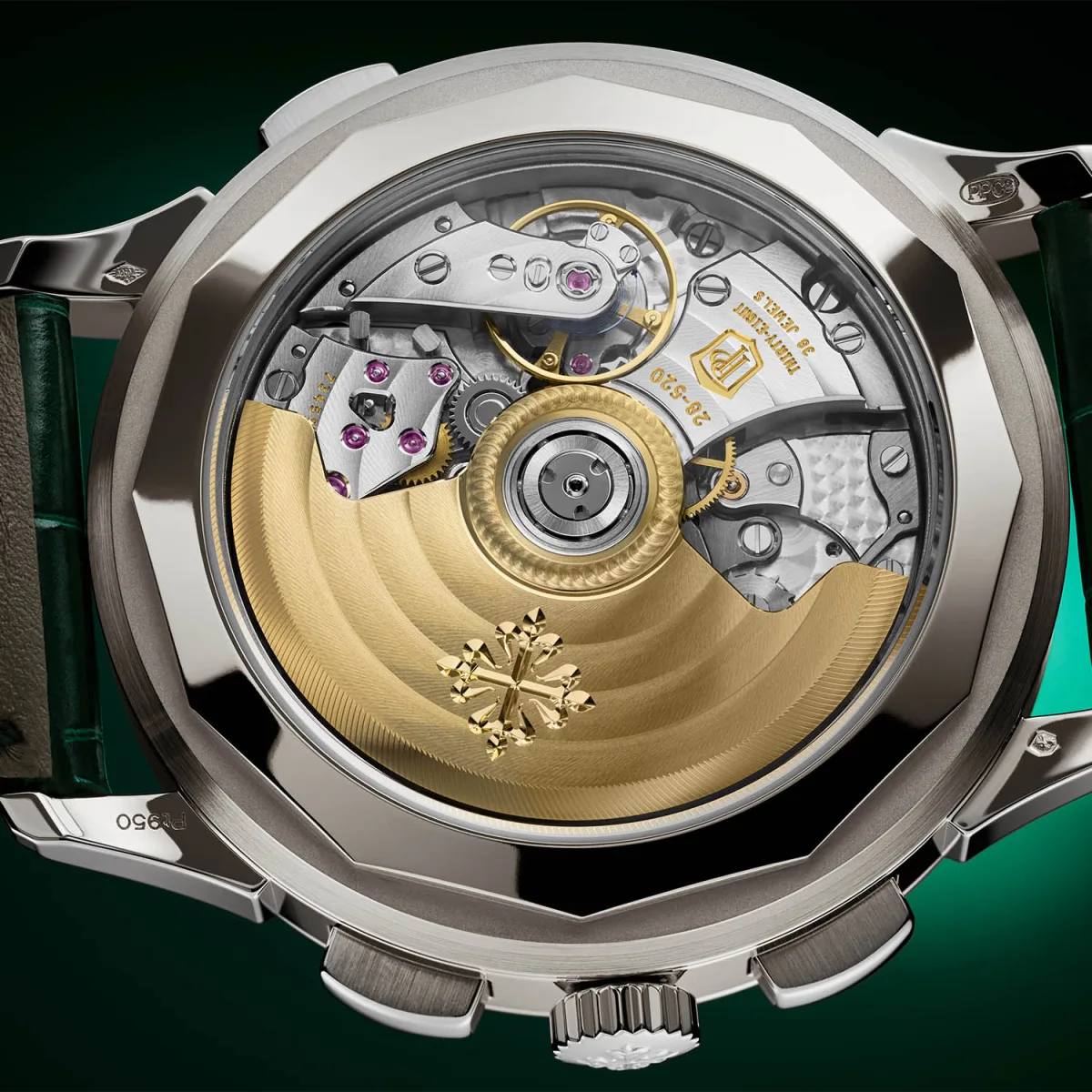 Side view of Patek Philippe 5930P case