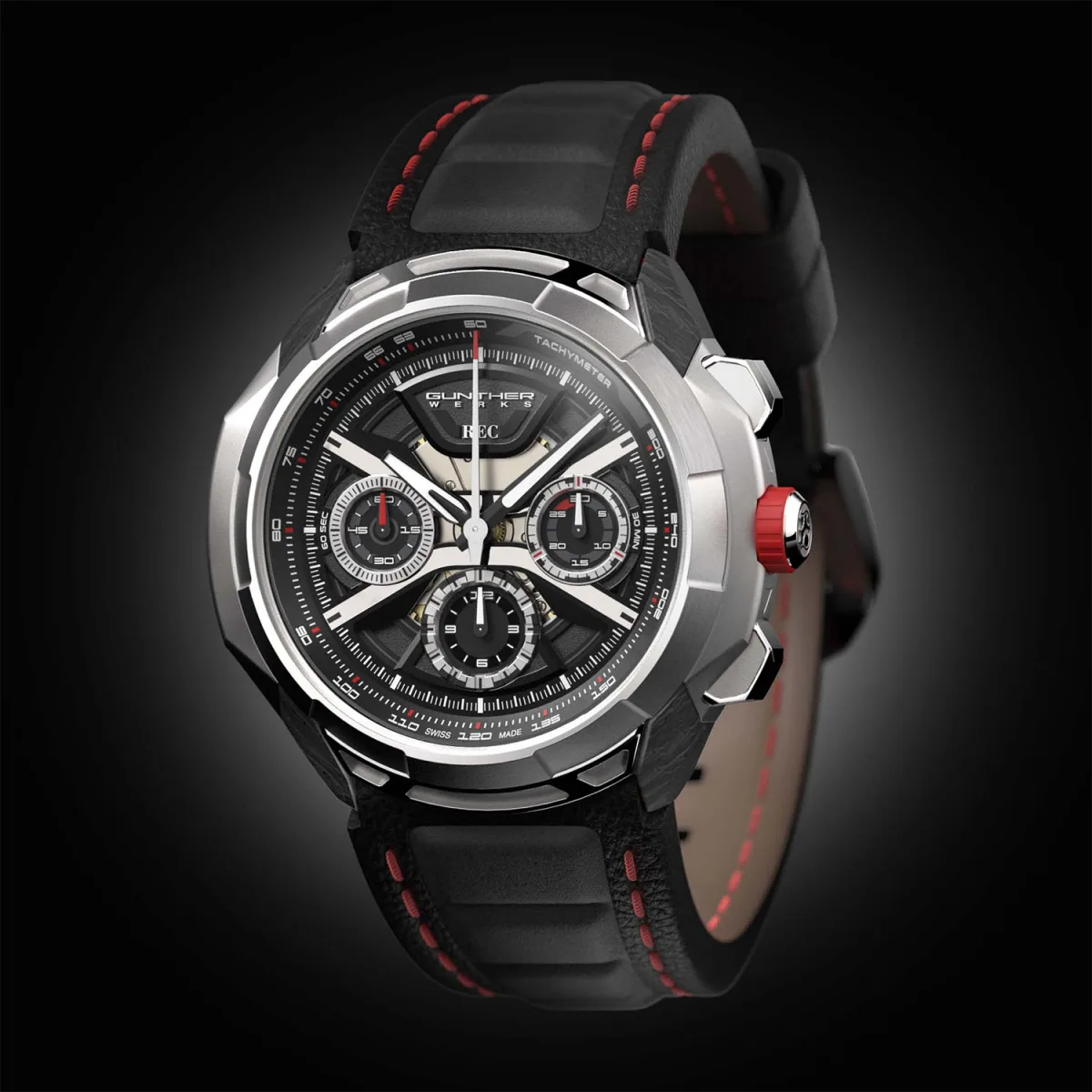 REC Watches 901 GW Exoskeleton with Porsche 993 carbon fiber