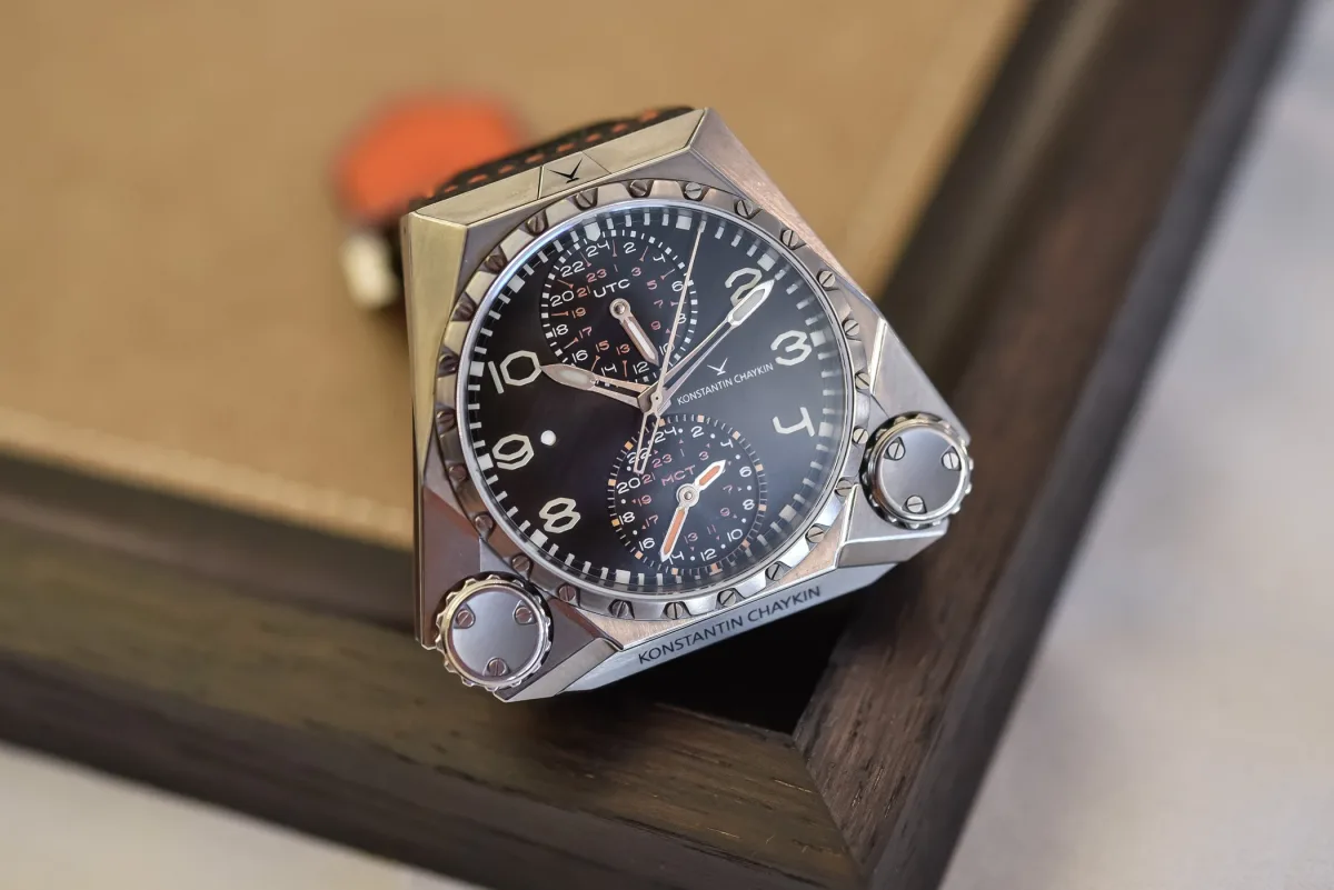 Konstantin Chaykin Mars Conqueror MK3 watch on display
