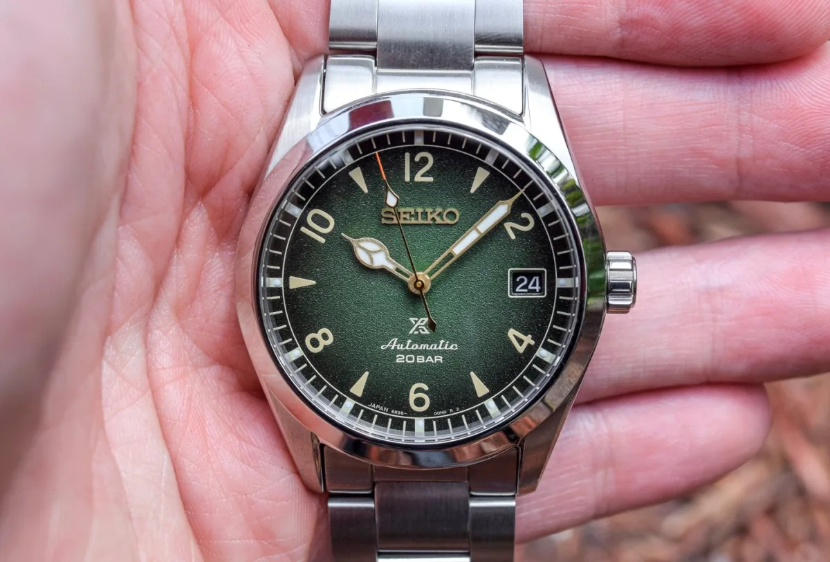 Seiko SPB155 with green dial