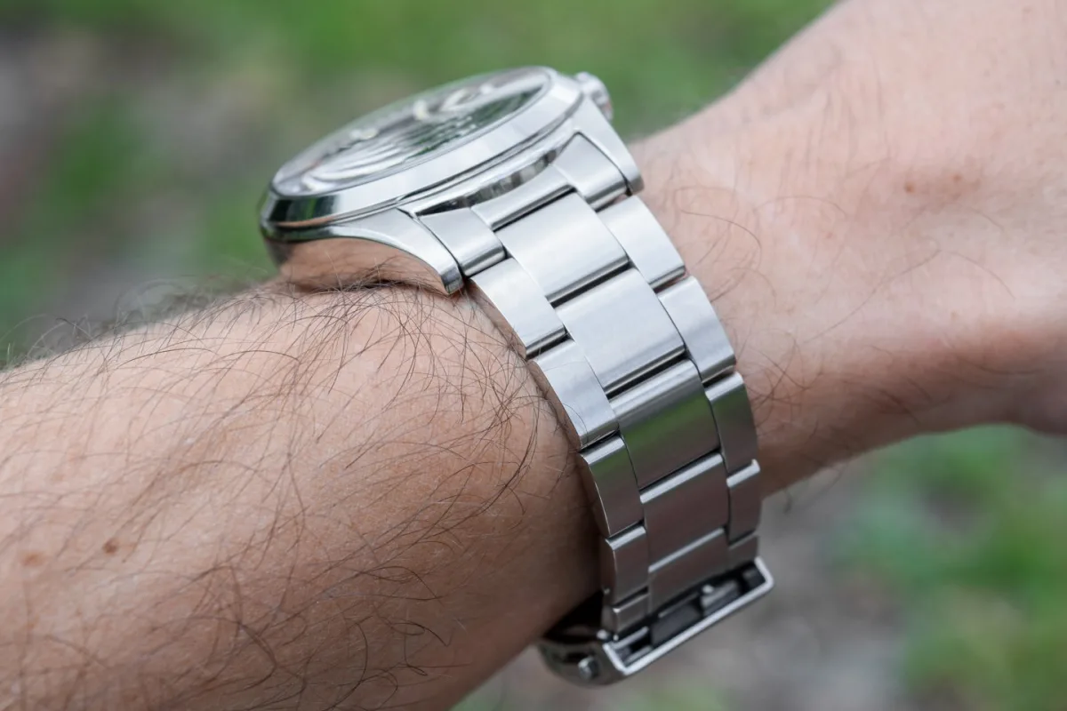 Seiko Alpinist dial with luminous markers