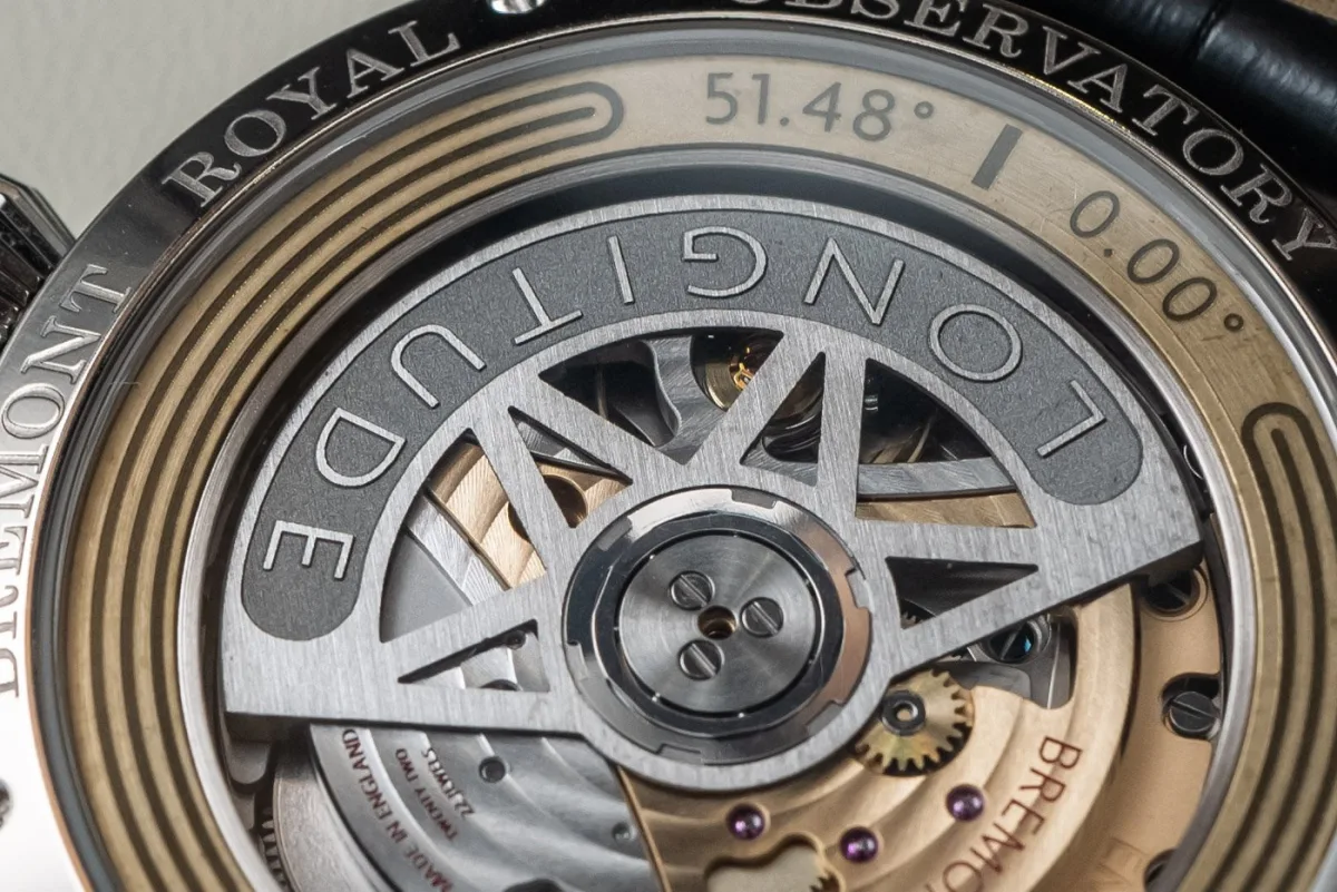 Close-up of Bremont ENG300 movement