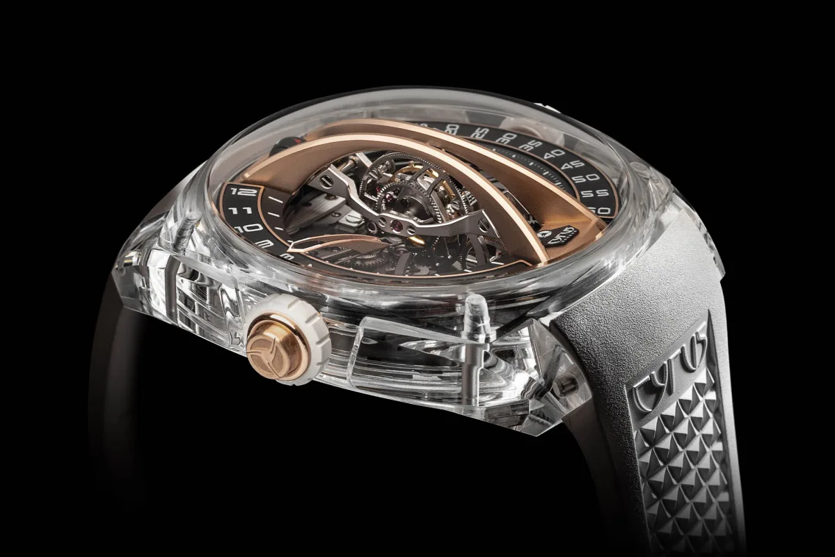 Cyrus Klepcys Vertical Tourbillon with display case