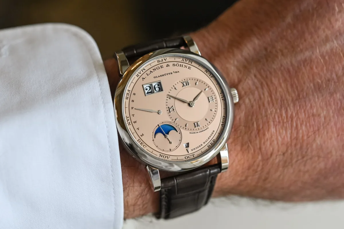 Case design of the A. Lange & Söhne Lange 1 Perpetual Calendar