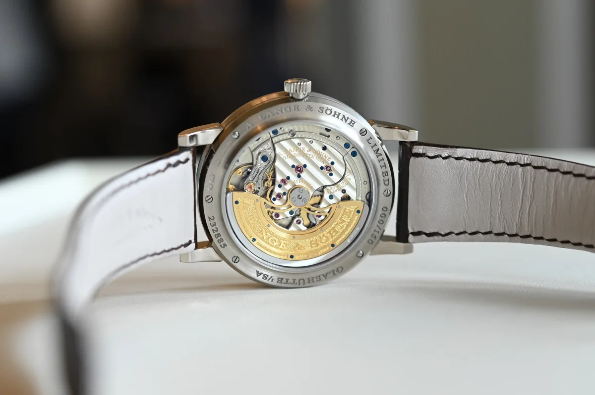 Automatic caliber L021.3 of the A. Lange & Söhne Lange 1 Perpetual Calendar
