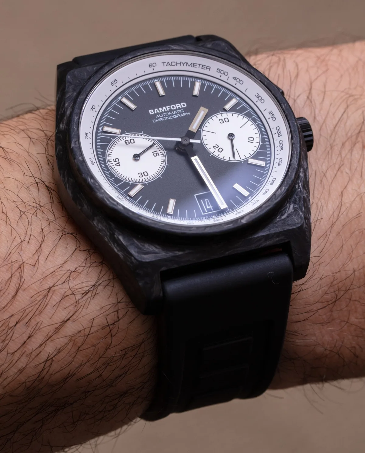 Bamford B347 Reverse Panda dial detail
