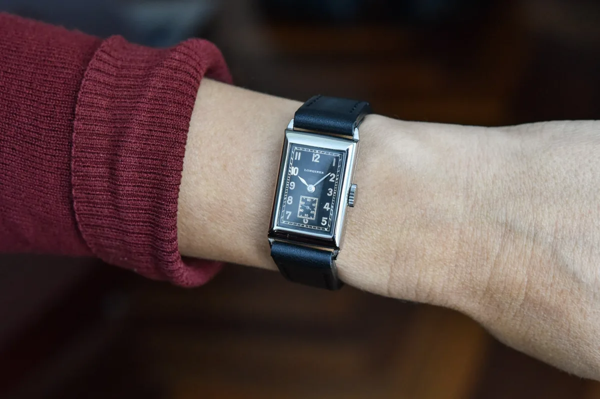 Longines Rectangular Art Deco Watch (1937)