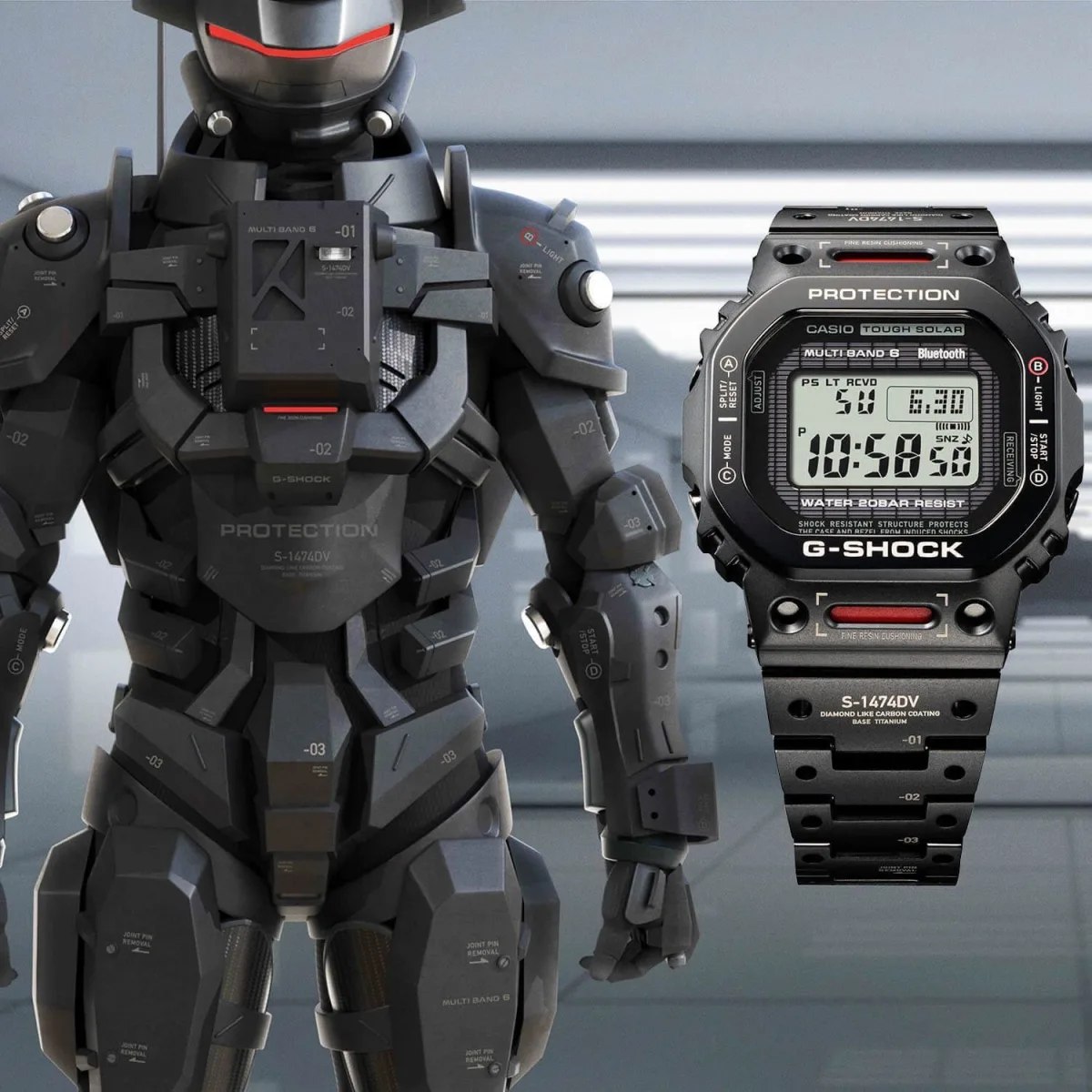 Casio G-Shock GMW-B5000-TVA1 watch close-up