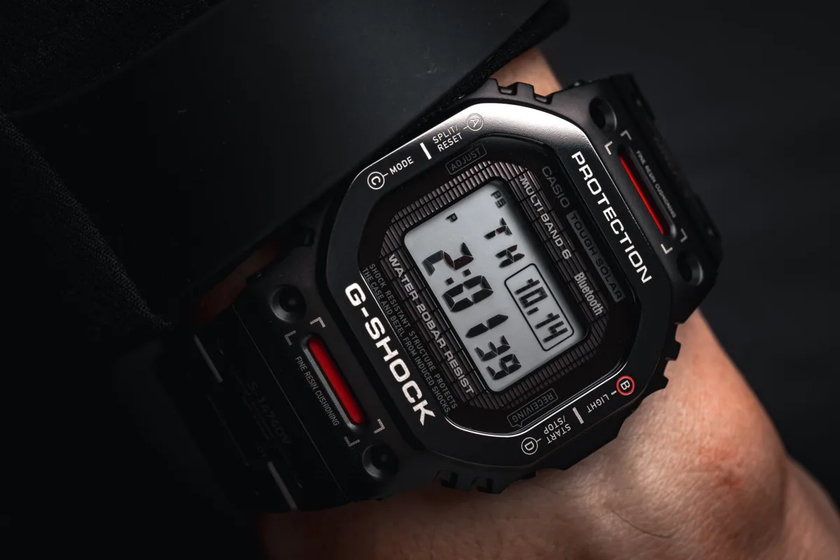 Titanium case of Casio G-Shock GMW-B5000-TVA1