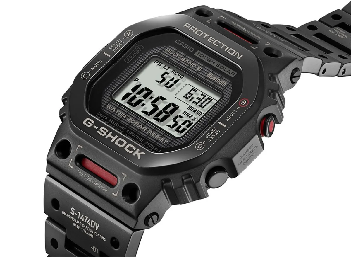 Side view of Casio G-Shock GMW-B5000-TVA1