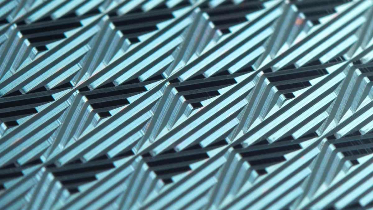 Detail of guilloché pattern on Andersen Geneve watch.