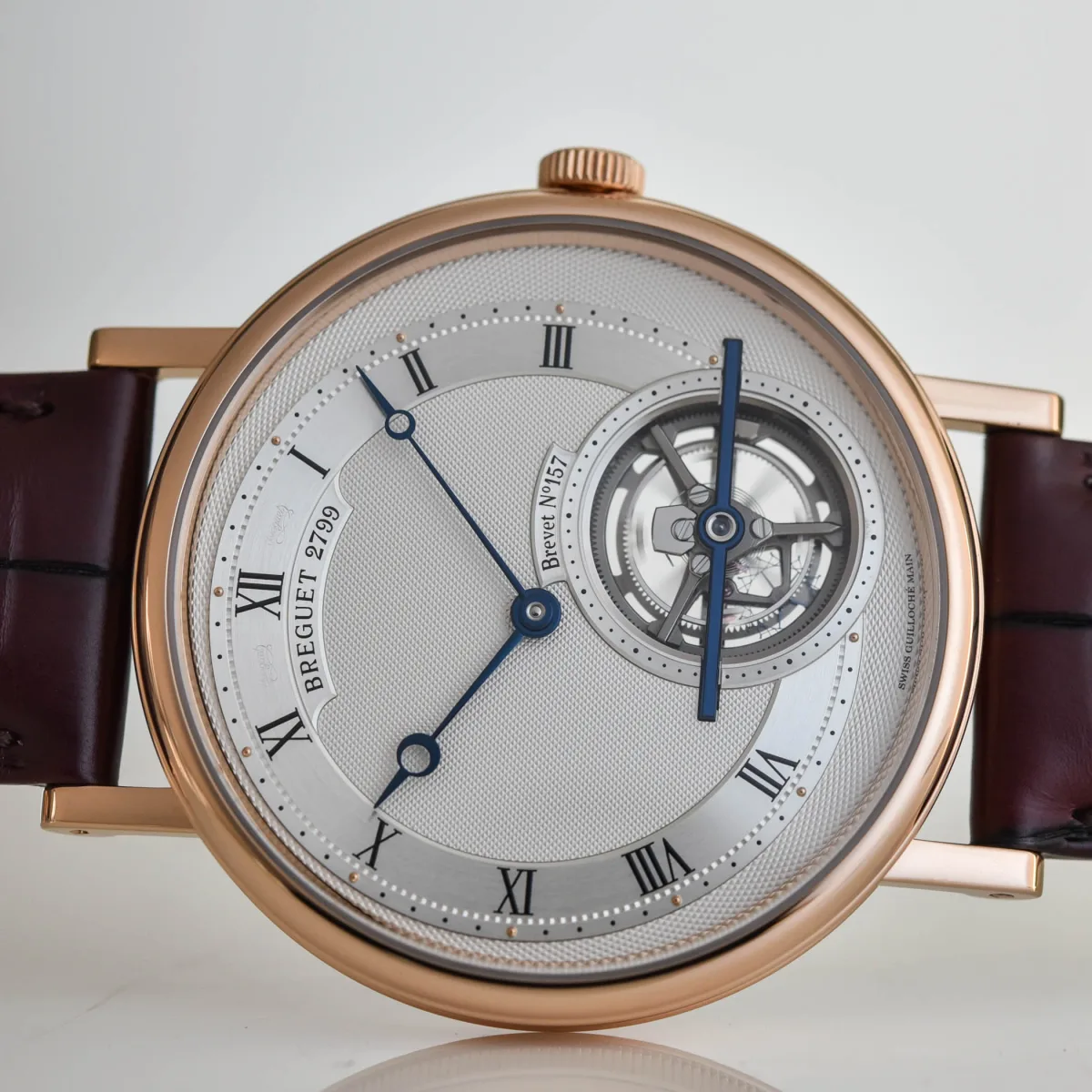 Tourbillon regulator with "Brevet No 157" engraving