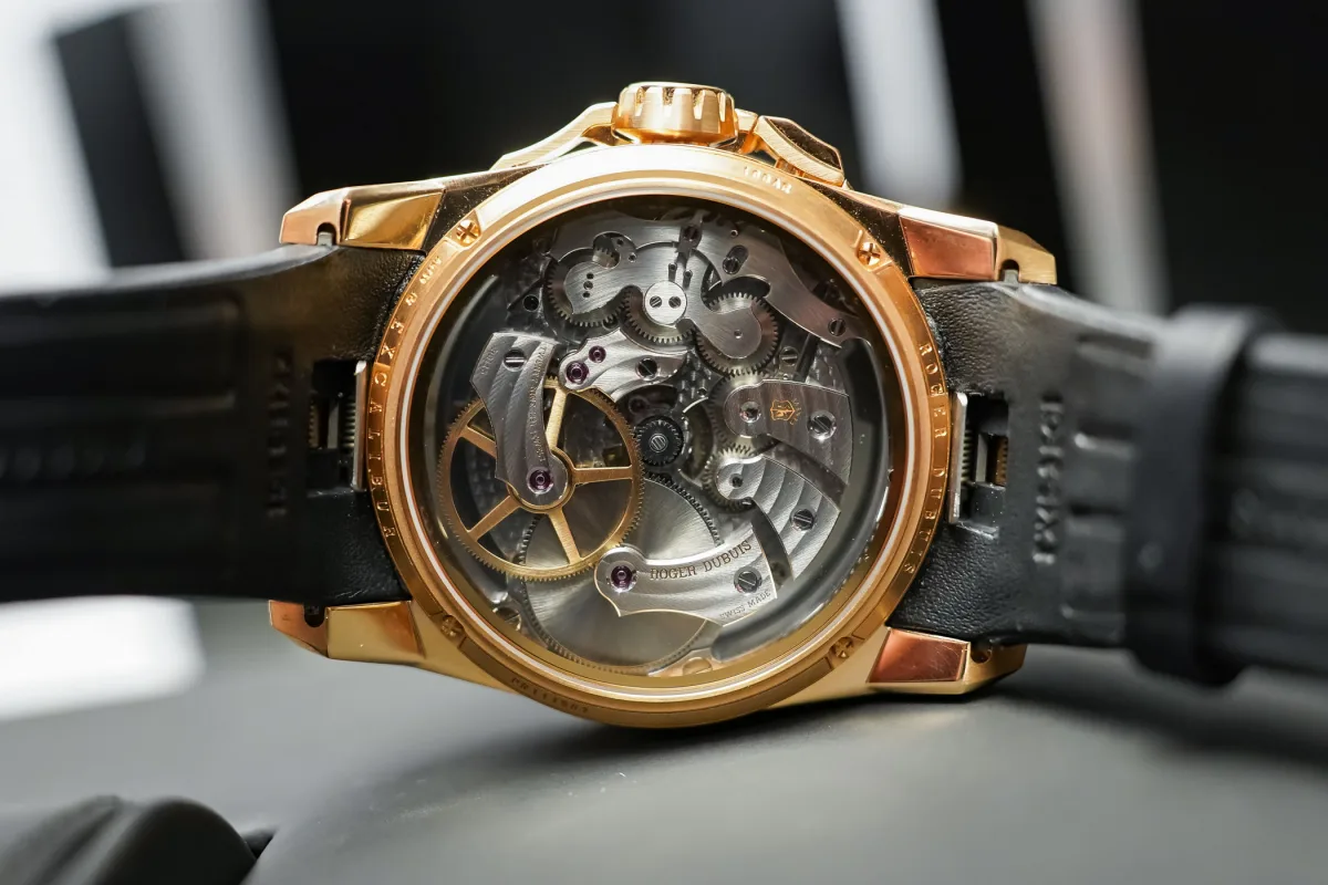 Roger Dubuis Orbis in Machina dial with Super-LumiNova
