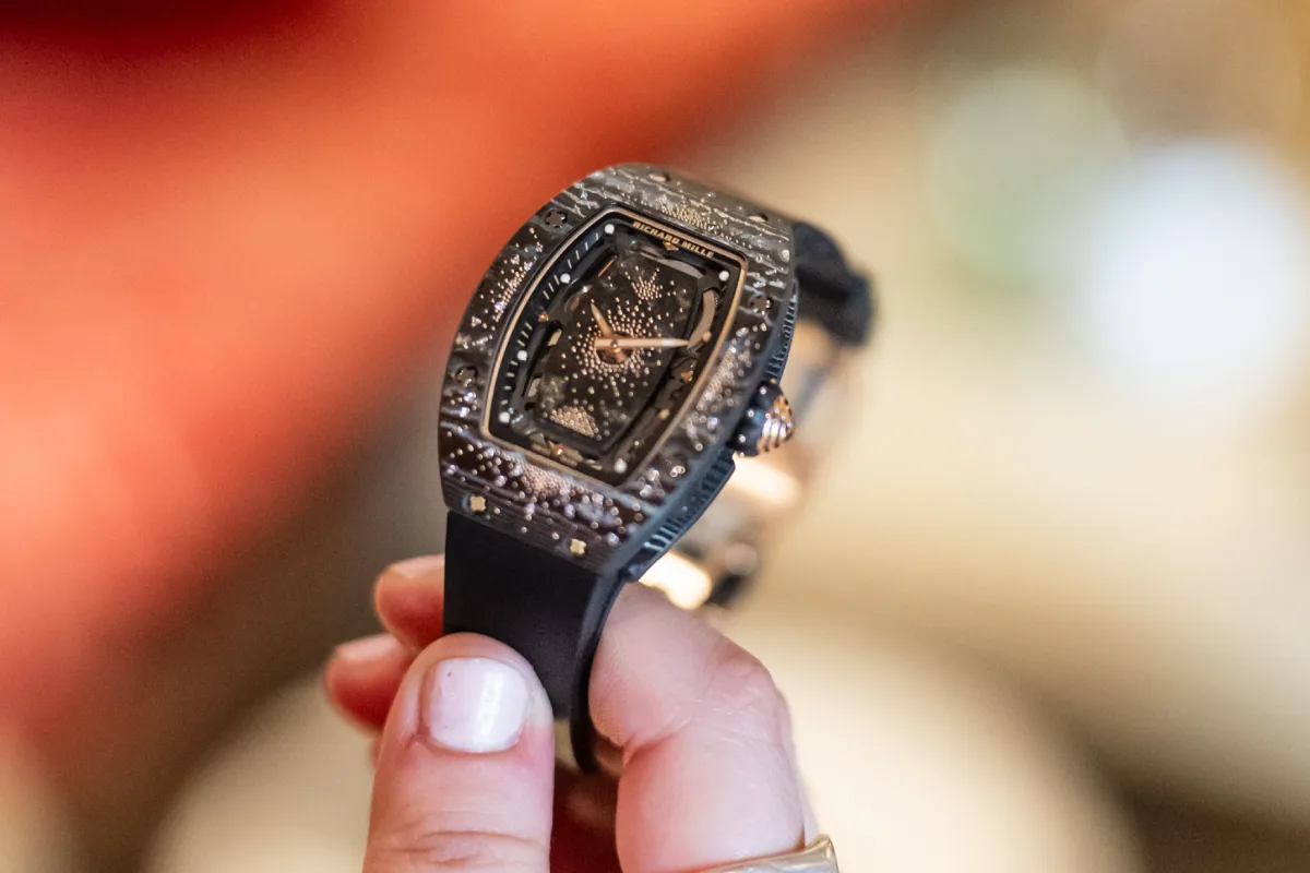 Richard Mille boutique showcasing watches