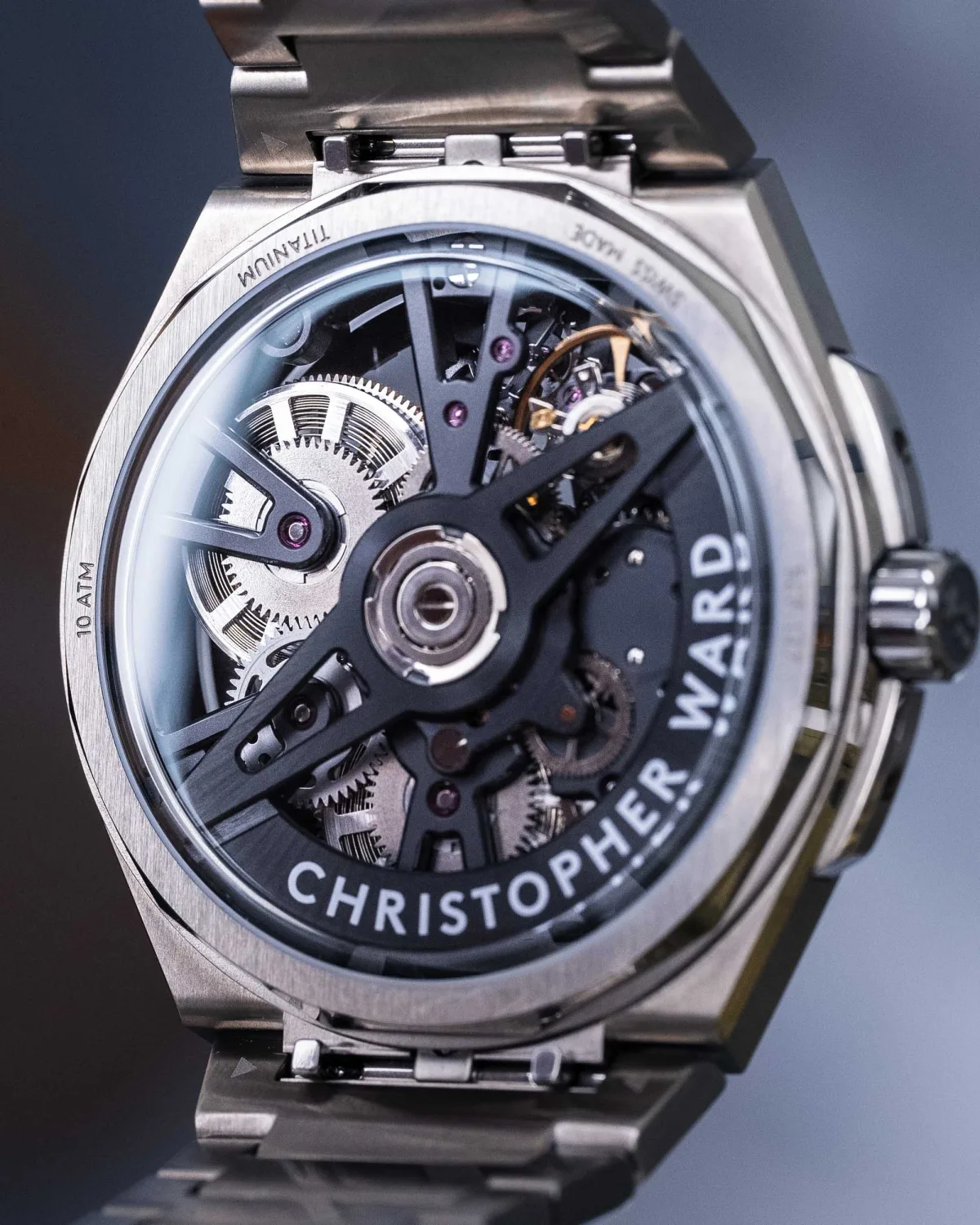 Christopher Ward The Twelve X with sapphire crystal case back