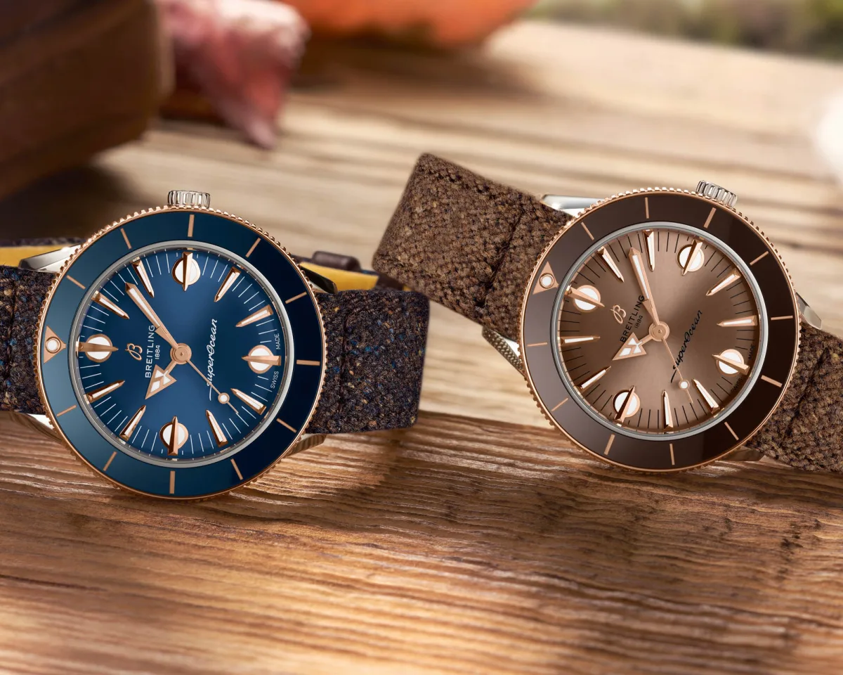 Breitling historical and new collection showcase