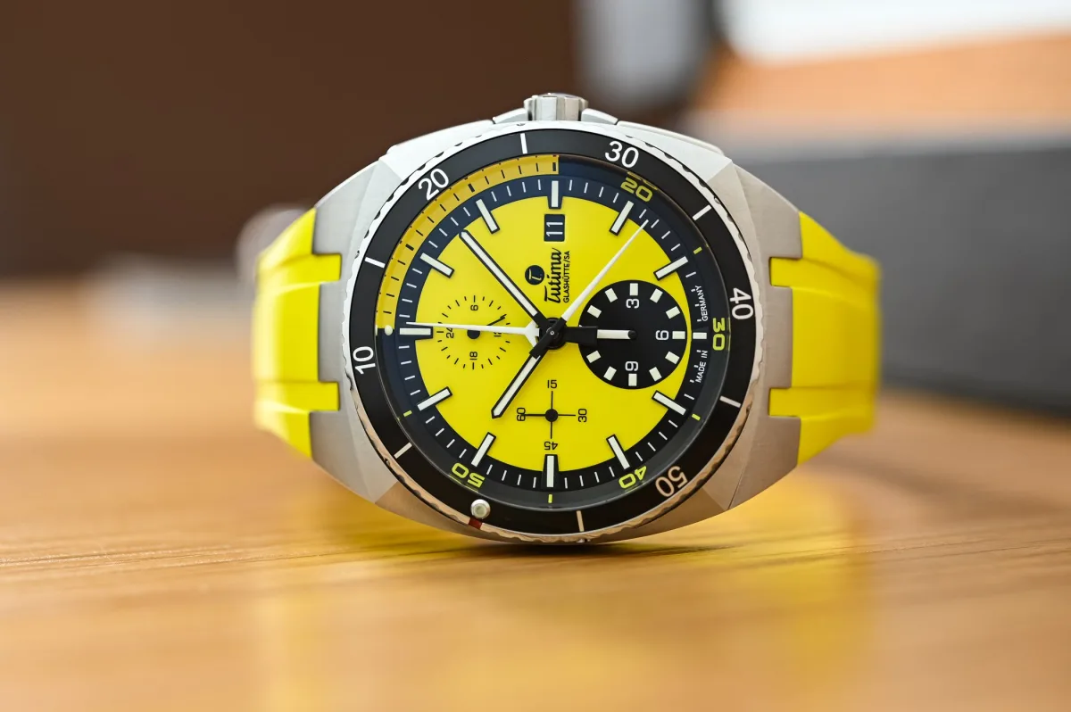 Tutima Saxon One ZSM Limited Edition with yellow dial