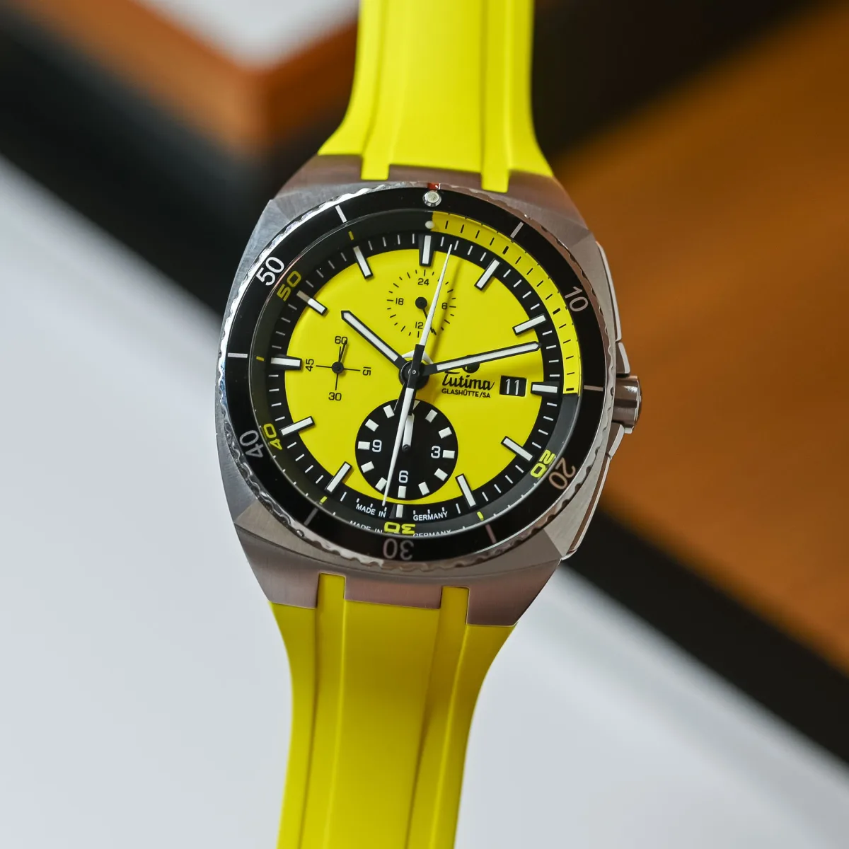 Stainless steel case of Tutima Saxon One ZSM