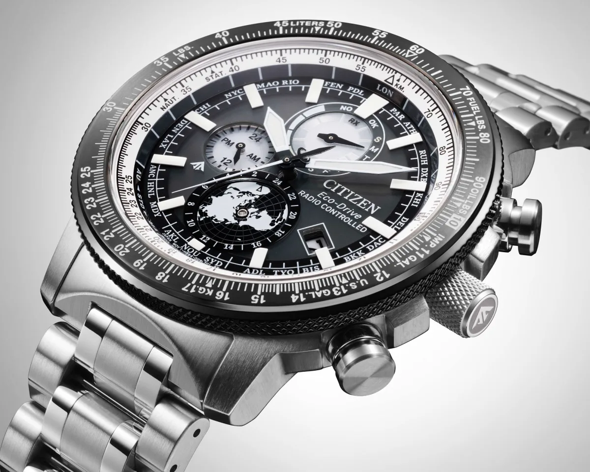 Citizen Promaster Geo Trekker watch in stainless steel
