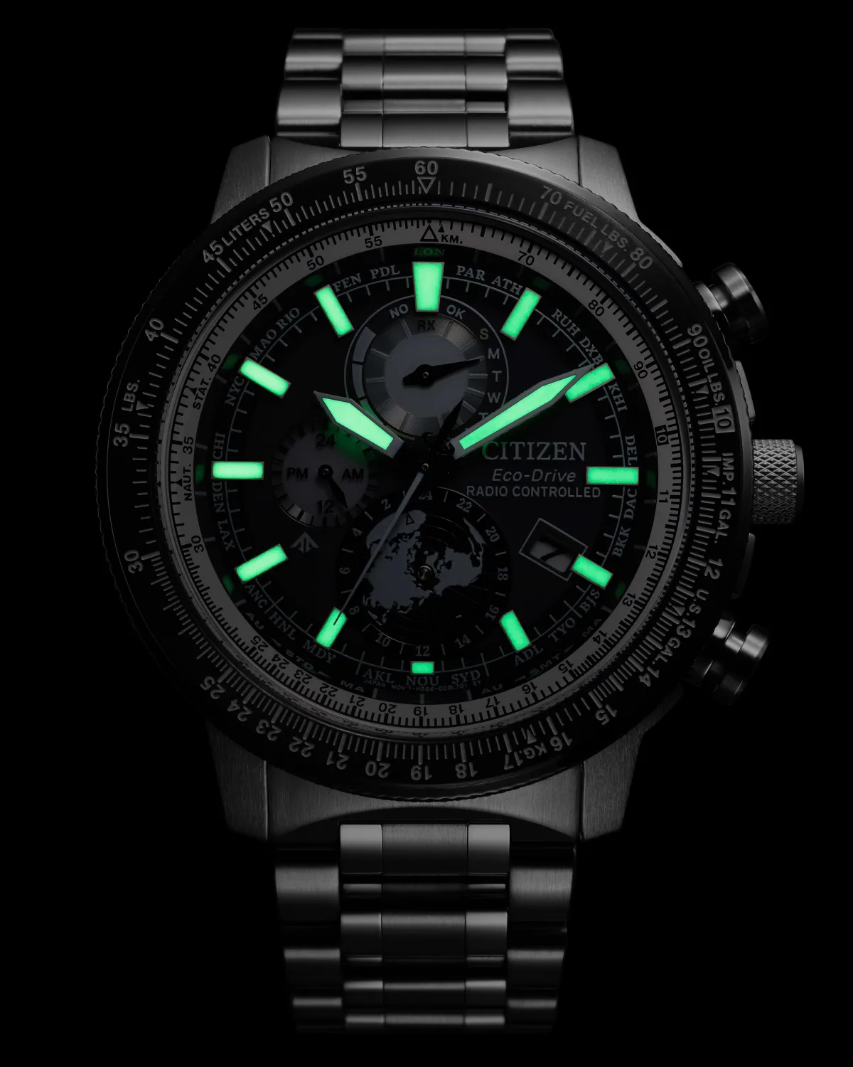 Pair of Citizen Promaster Geo Trekker watches in different finishes