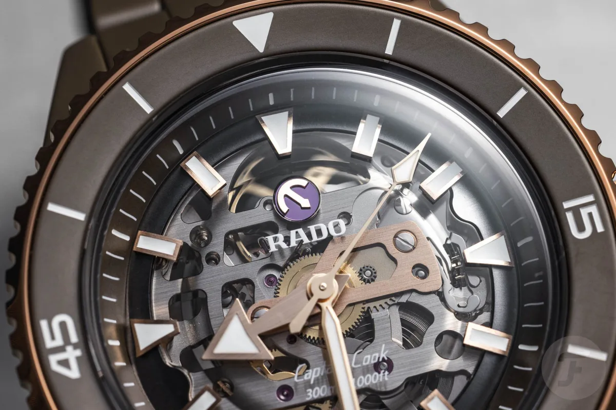 Rado Captain Cook ceramic bracelet and double-folding clasp