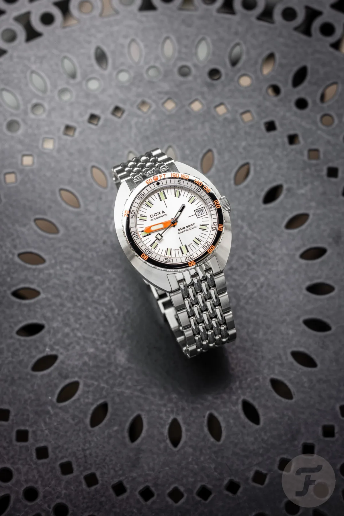 Doxa Sub 200T worn on wrist