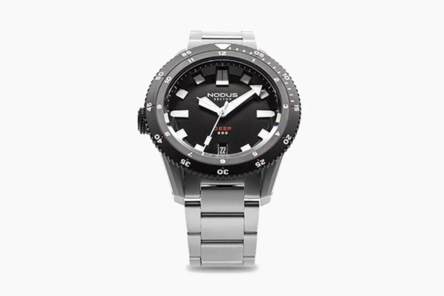 Nodus Sector Deep watch with high water resistance.