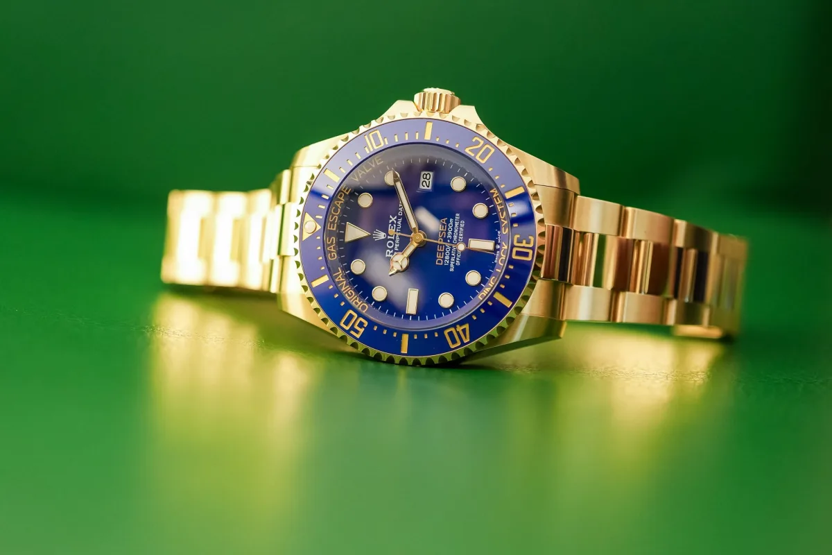 Rolex Deepsea 136668LB in solid gold with blue ceramic details
