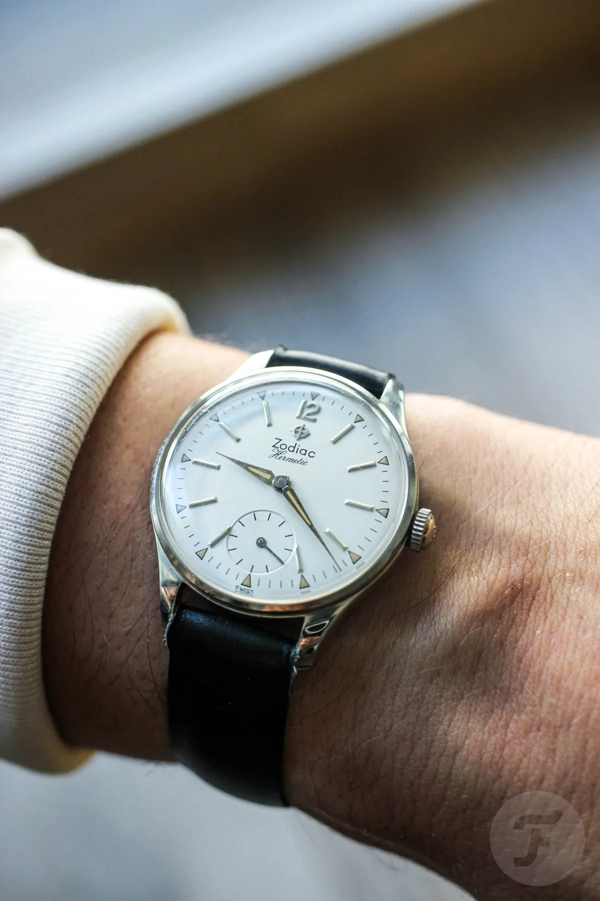 Mint condition Zodiac Hermetic Small Seconds watch