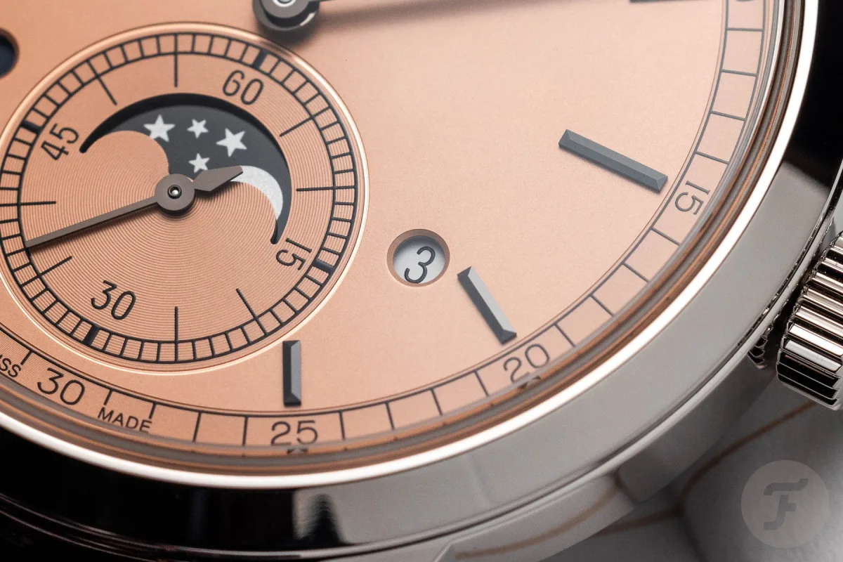 Patek Philippe 5236P with salmon dial on NATO strap