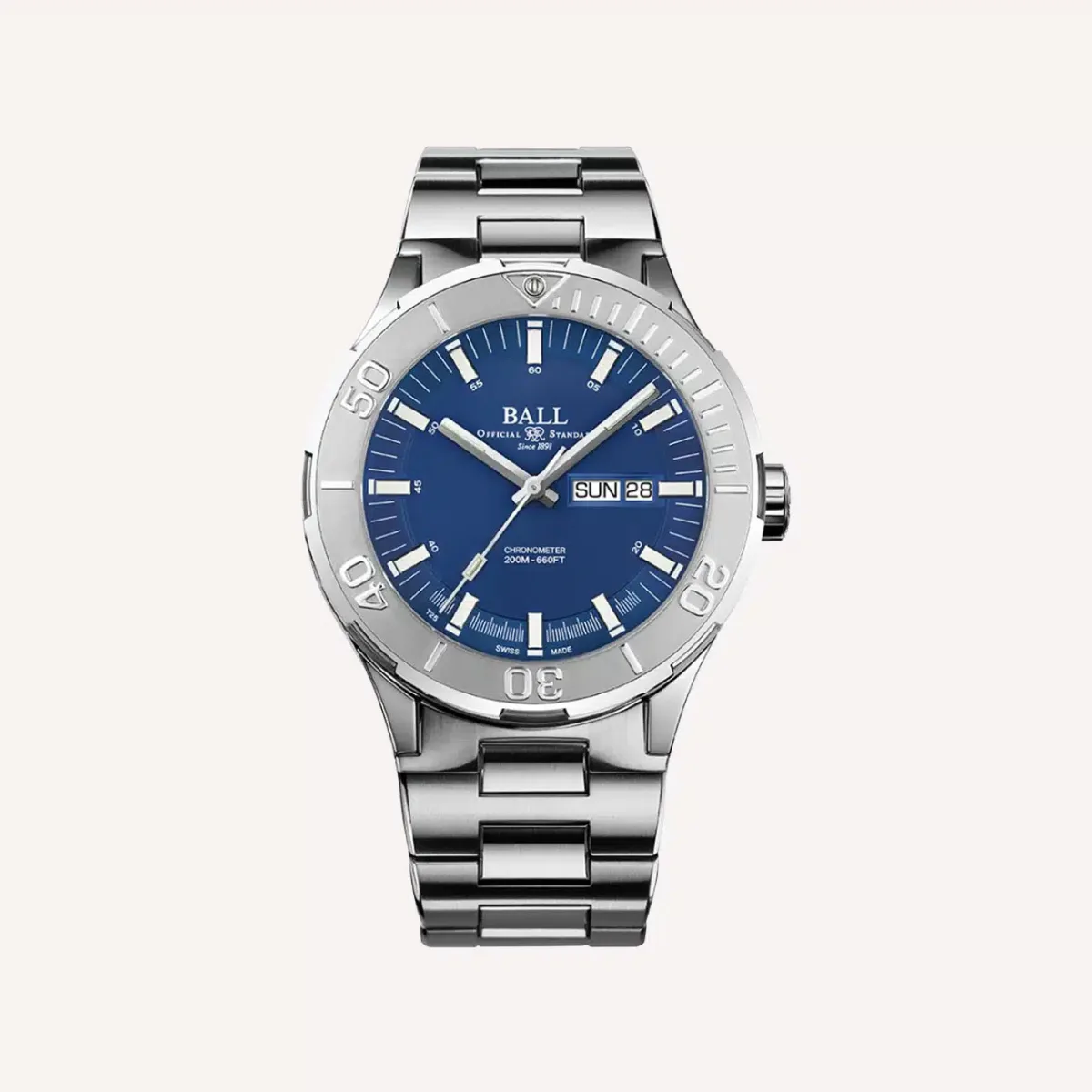 Ball Roadmaster Skipper Day-Date with gas tubes