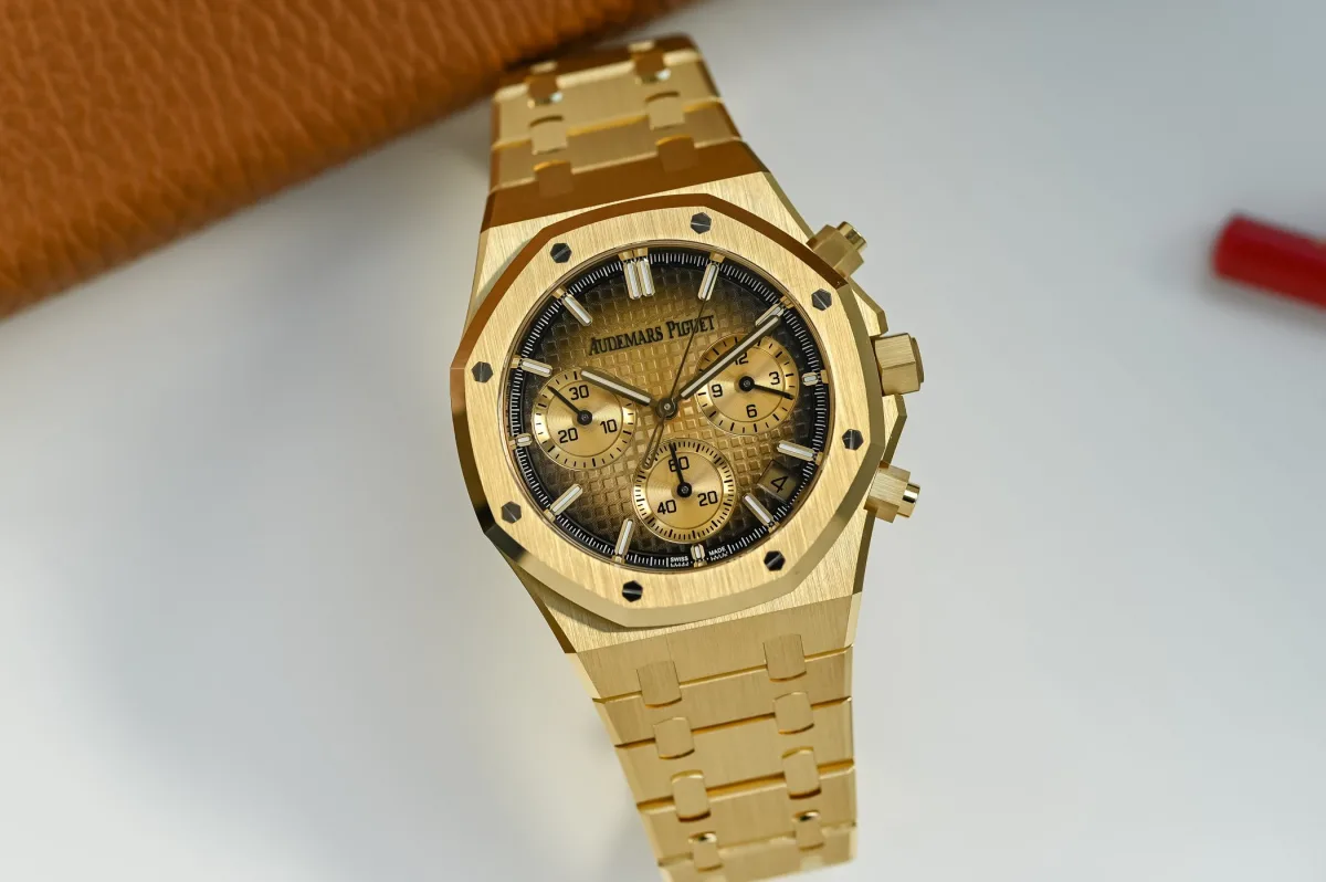 Royal Oak Chronograph 41mm on wrist with 78,000 euro price