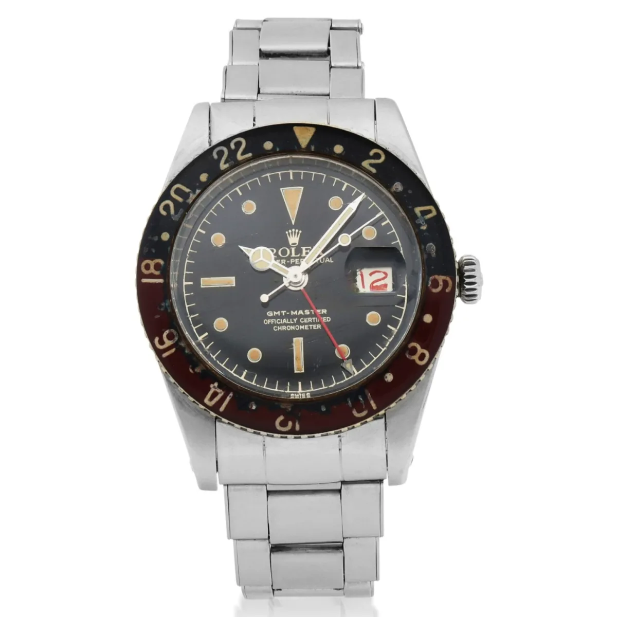 Close-up of Rolex GMT-Master II on Jubilee