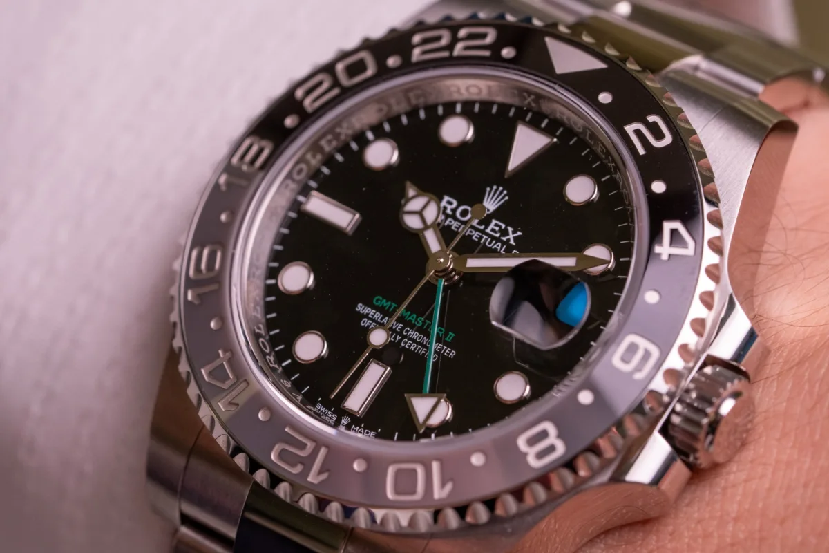 Close-up of GMT-Master II with Oyster