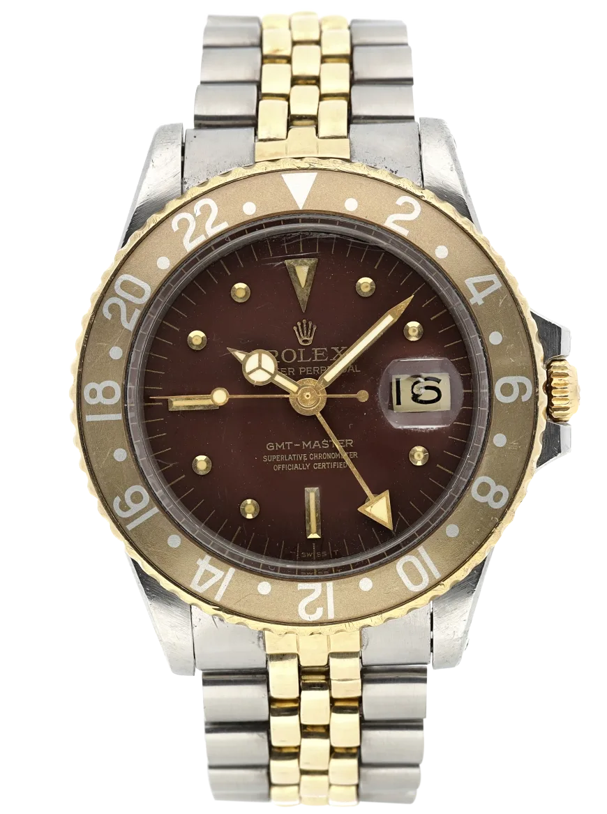 Rolex GMT-Master II on Oyster bracelet display