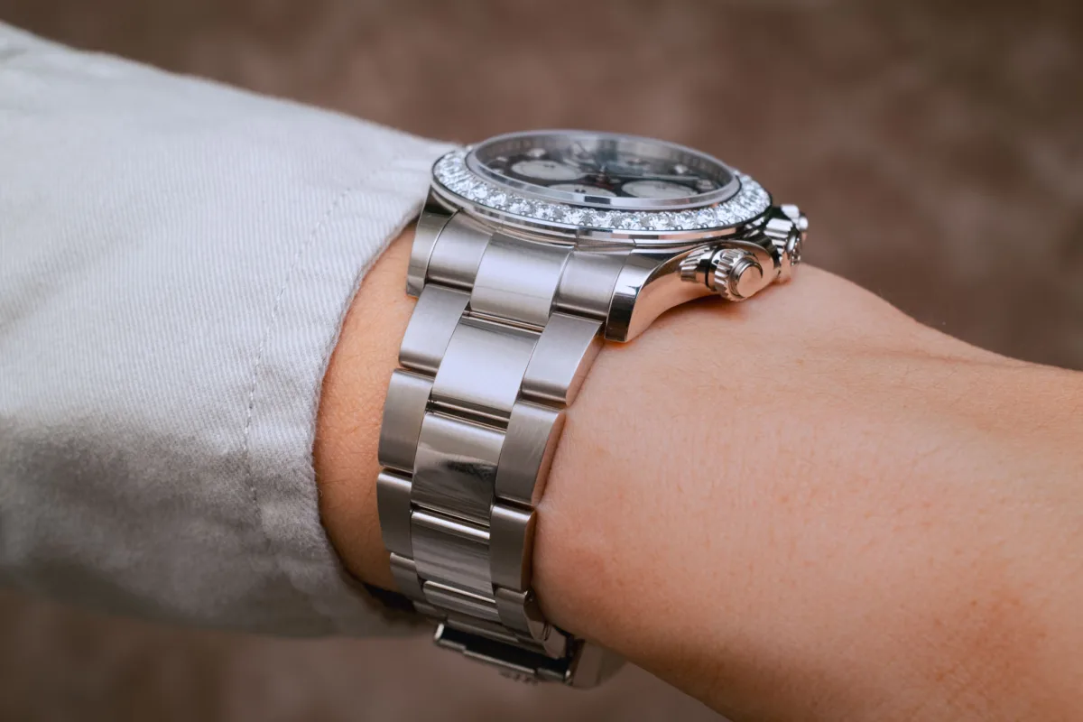 Rolex Cosmograph Daytona ref. 126579RBR close-up