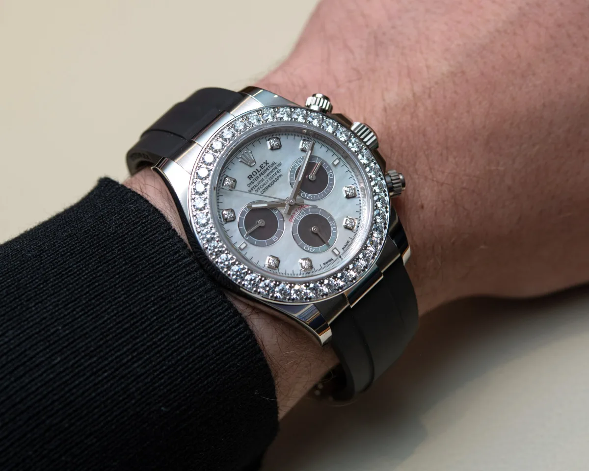 Rolex Daytona with mother-of-pearl dial