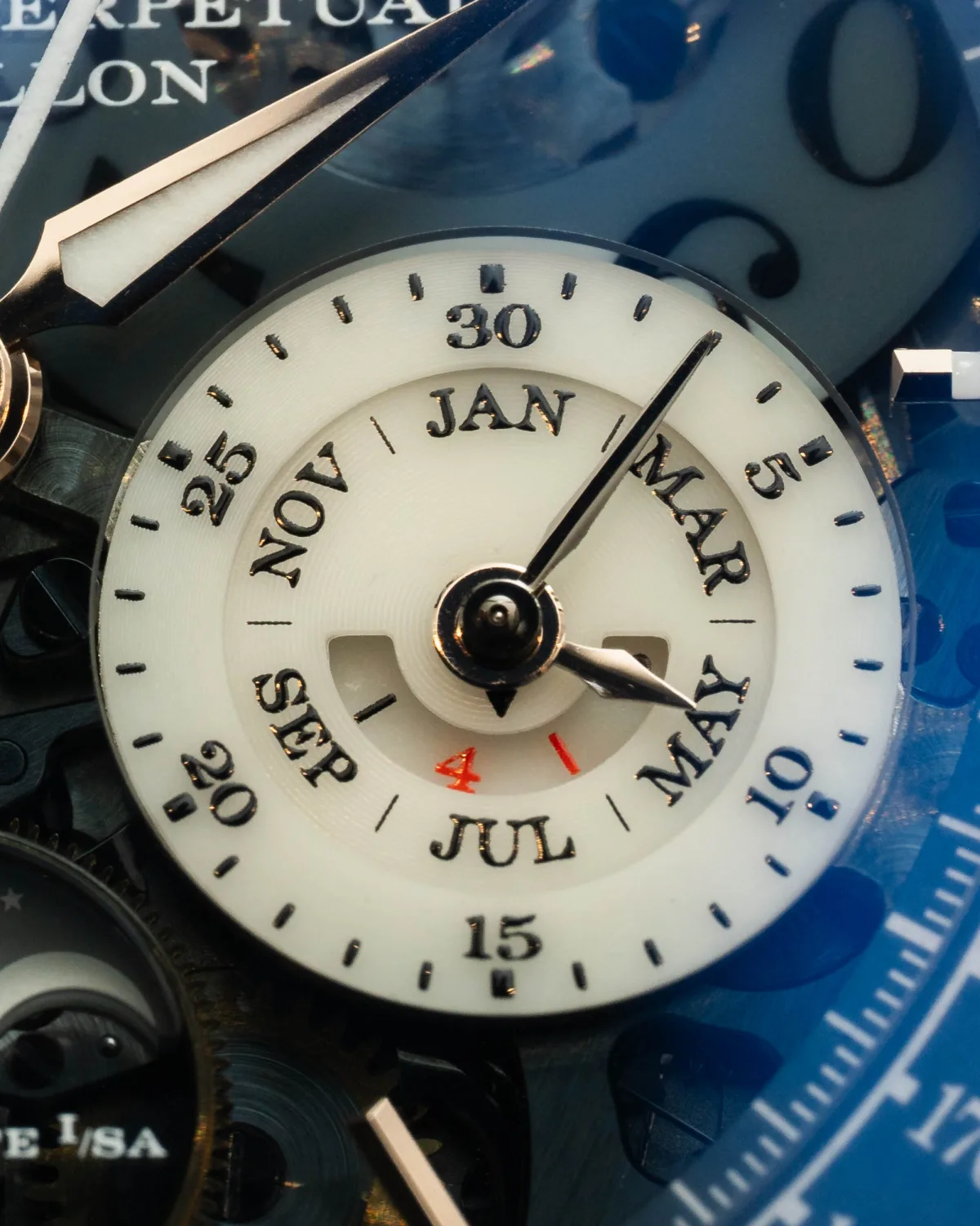 A. Lange & Söhne Datograph Perpetual Tourbillon Honeygold 'Lumen' luminous elements
