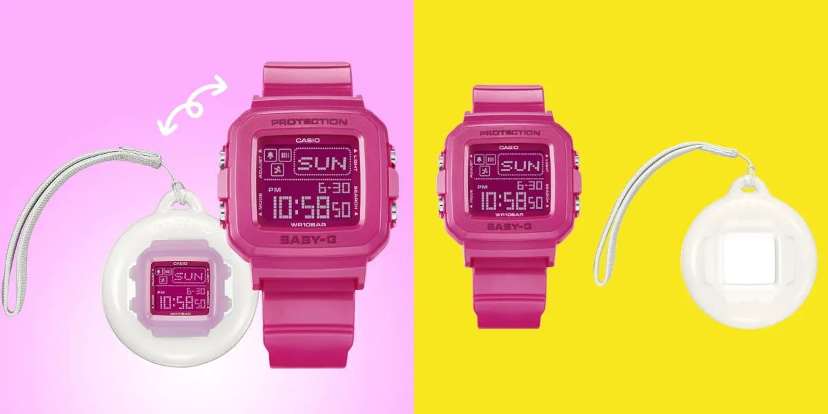 Casio Baby-G+ Plus BGD10K with silicone holder