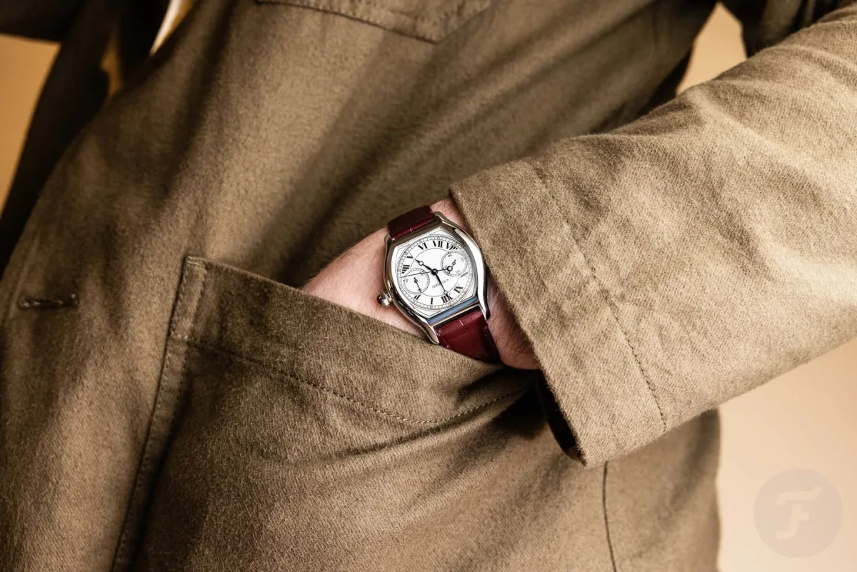 Cartier Tortue Monopoussoir Chronograph, CPCP era model.